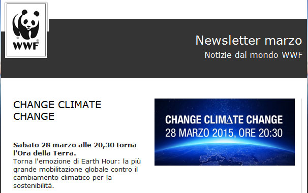 Change Climate Change sabato 28 marzo 2015